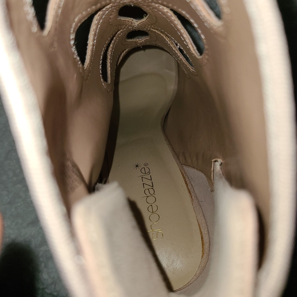 Shoedazzle Hydee Open Toe Bootie Heel Size 8.5 - Picture 10 of 14